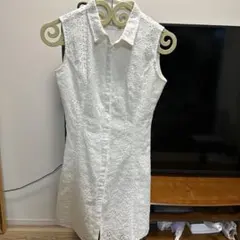 ミシェルマカロンノースリーブワンピースXS