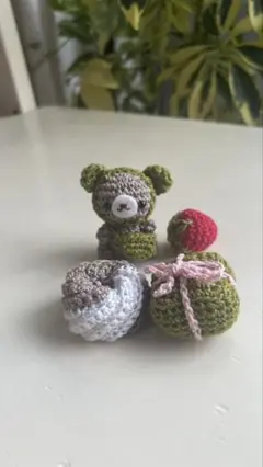 あみぐるみ くま いちご プレゼントボックス