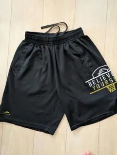 バスケットボール 練習着　ハーフパンツ 黒