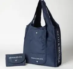 新品未使用 DEAN&DELUCA ショッピングバッグ/エコバッグ 新色ネイビー