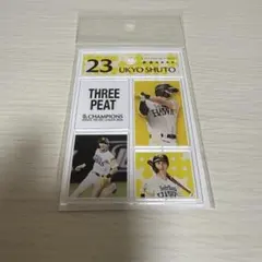 福岡ソフトバンクホークス 周東佑京 2026優勝記念 アクリルステッカー