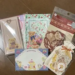 テディベア メモ用紙セット 5枚