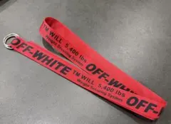 OFF-WHITE Industrial Belt レッド