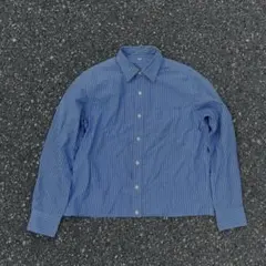 90s old uniqlo 短丈チェックシャツ 00s y2k