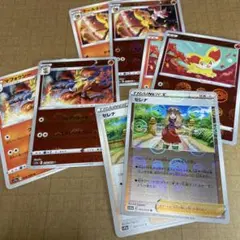 ポケモンカード フォッコ 進化ライン、セレナ モンスターボールミラー セット