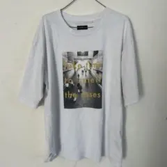 SHIPS.me フォトプリント 半袖Tシャツ ホワイト Lのサムネイル