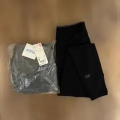 ユニクロ エアリズム パフォーマンスサポートタイツ & UVカットソフトレギンス