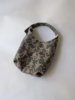 着物リメイク◆ワンハンドルミニバッグ◆ミニポーチ