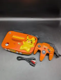 【未使用品】Nintendo64本体 ピカチュウ版 オレンジ 任天堂64 楽天市場】【中古品】ピカチュウ Nintendo64 / NUS-101