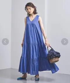 新品】UNITED ARROWS コットン ボイル ティアードワンピース 38 - メルカリ