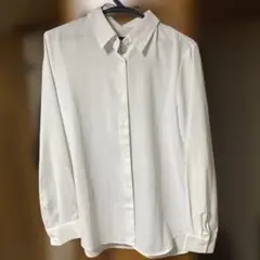 GU ホワイト 長袖シャツ
