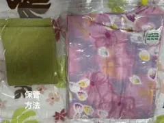 浴衣(サクラ柄)と帯のセットのサムネイル