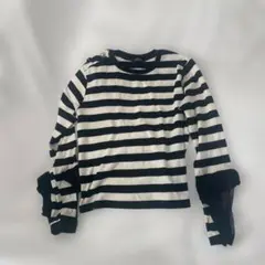 A.P.C. 風 ストライプ 長袖Tシャツ ZARA