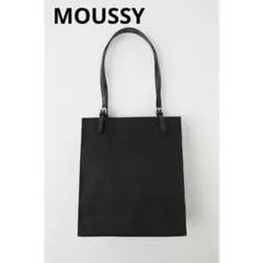 MOUSSY（マウジー）BELTED HANDLE トートバッグ ブラックのサムネイル
