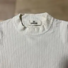 SLY STANDARD リブ編み長袖ニット FREEサイズ