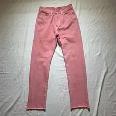 Levi's pink denim リーバイス　501 w27 l30