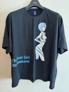 綾波レイ Tシャツ ブラック 6L