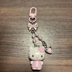 サンリオ ハローキティ シークレットキーホルダー ミニチュアキルト ピンク