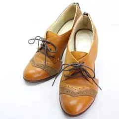 美品 DIANAダイアナ 本革バックファスナーパンプス 22.5 C19