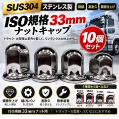 ISO規格33mm ナットキャップ 20個セット ステンレス製 - メルカリ