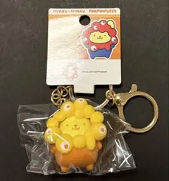 新大阪限定　サンリオミャクミャクキーホルダー　ポムポムプリン　推しカラー