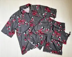 新品 GU × UNDERCOVER ミッキー 総柄 パジャマ セットアップ M