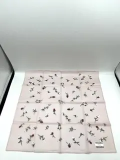 【シール付き未使用品】Renoma レノマ ハンカチ スカーフ コットン 花