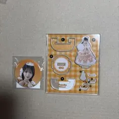 鎮西寿々歌　ゆらゆらアクスタ　缶バッジセット