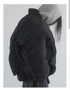 オーバーサイズ ブラック ボンバージャケット