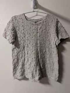 グレー シャーリング 半袖 Tシャツ