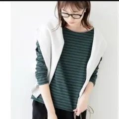SLOBE IÉNA ボーダー長袖カットソー
