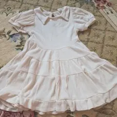 marron baby & kids 襟付きティアードワンピース XSのサムネイル