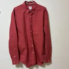 ZARA 長袖シャツ 赤 サイズL