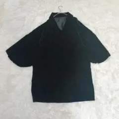 ​美品✨ヴィンテージ風ベロアコート ドルマンスリーブ 和装コートにも Z7149