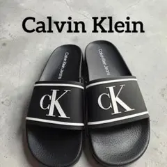 【Calvin Klein】新品未使用 US6 23.5シャワーサンダル 黒のサムネイル