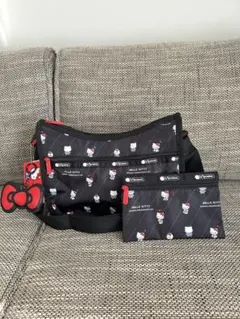 【新品】レスポートサックハローキティ コラボショルダーバッグポーチ付き