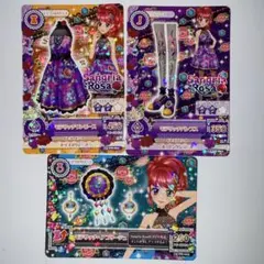 アイカツ モデリッチコーデ 3枚セット DS-001 DS-002 DS-003