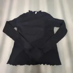 GU 黒 長袖カットソー 140