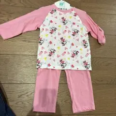 ミニーマウス柄 パジャマ ピンク 100cm