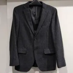 ユニクロ ウールブレンドジャケット ダークグレー Mサイズ