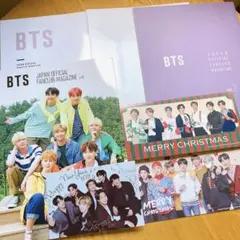 BTS FC 会報誌vol.6～9 グリーティングカード クリスマスカード