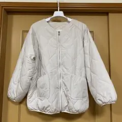 アイボリー キルティングジャケット