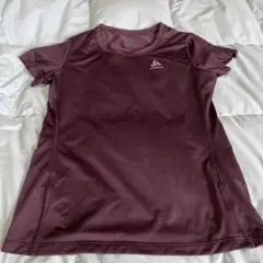 odlo パープル トレーニングTシャツ S
