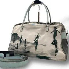 希少✨️アニヤハインドマーチ　2way ショルダーバッグ プリント トートバッグ