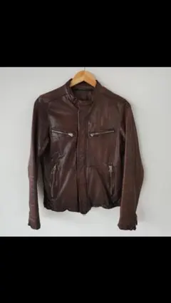 定価6万円 ナノユニバース レザージャケット