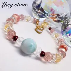 パライバカラーフローライト ♡ おっきい高品質ローズクォーツハート 