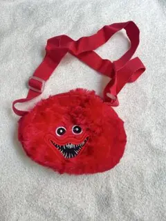 ハギーワギー ファー ショルダーバッグ レッド