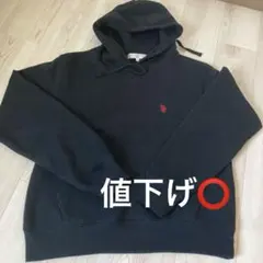 U.S. POLO ASSN. ブラックパーカー Sサイズ