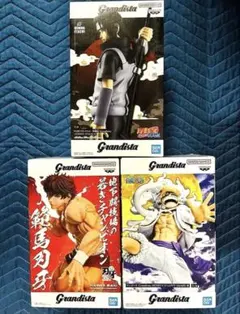 Grandista 피규어 3종 세트 우치하 이타치 범마날개 루피