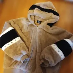 フード付きRAGOUTベージュファージャケット